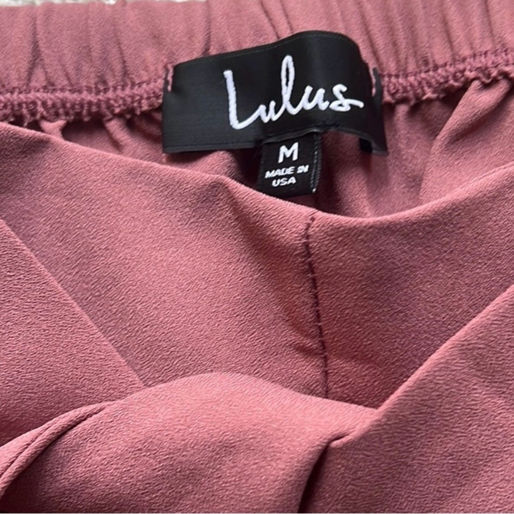 Lulu's Going Places Mauve Wide-Leg Pants - Picture 5 of 7